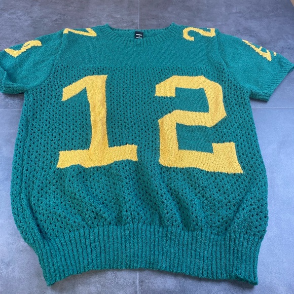 Manfinity Sweaters - Women’s Manfinity #12 Aaron Rogers Green Bay “inspired” Sweater size Small